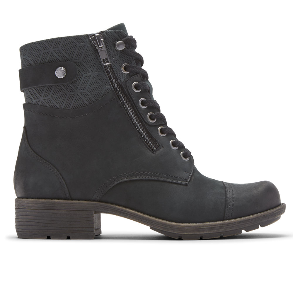 Botas Rockport Mujer Mexico - Cobb Hill Alessia Bethany 2 Negros - EPLWJ0439